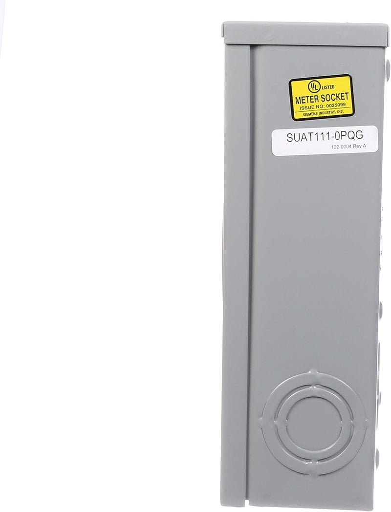 Siemens SUAT1110PQG 135Amp 4 Jaw Ringless Cover Horn Bypass Overhead And Underground Feed Meter Socket - Image 3