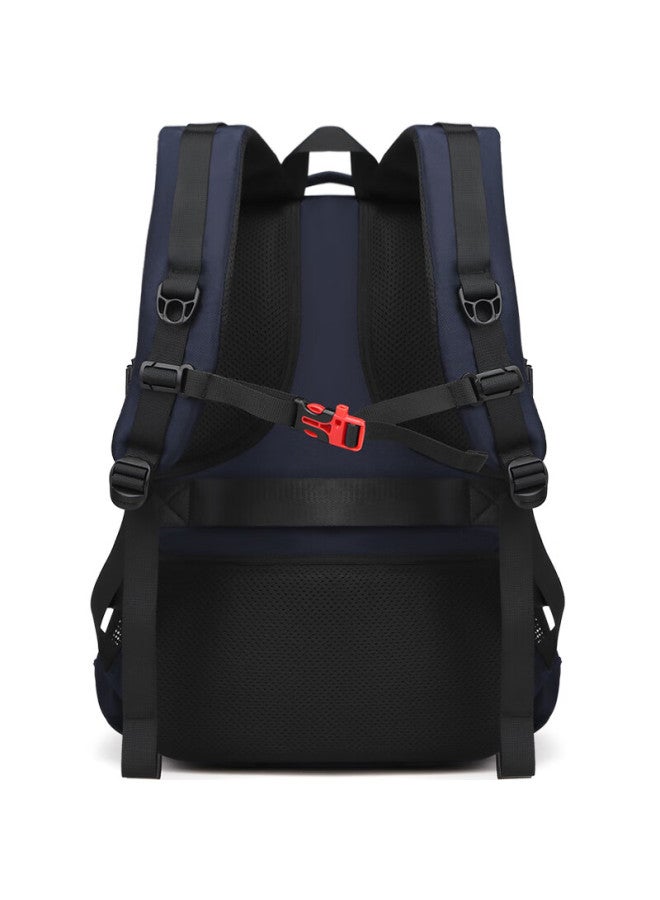 Edison High School Student Backpack, Large Capacity, Water-resistant, Suitable For Middle School And College Students, Travel Backpack, K2272-2 Sapphire Blue - Image 4