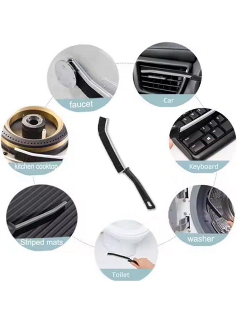 Hard-Bristled Detail Cleaning Brush Set – 4 Brushes for Tiles, Faucets, Grout Lines, Windows, and Car Interiors - Image 4