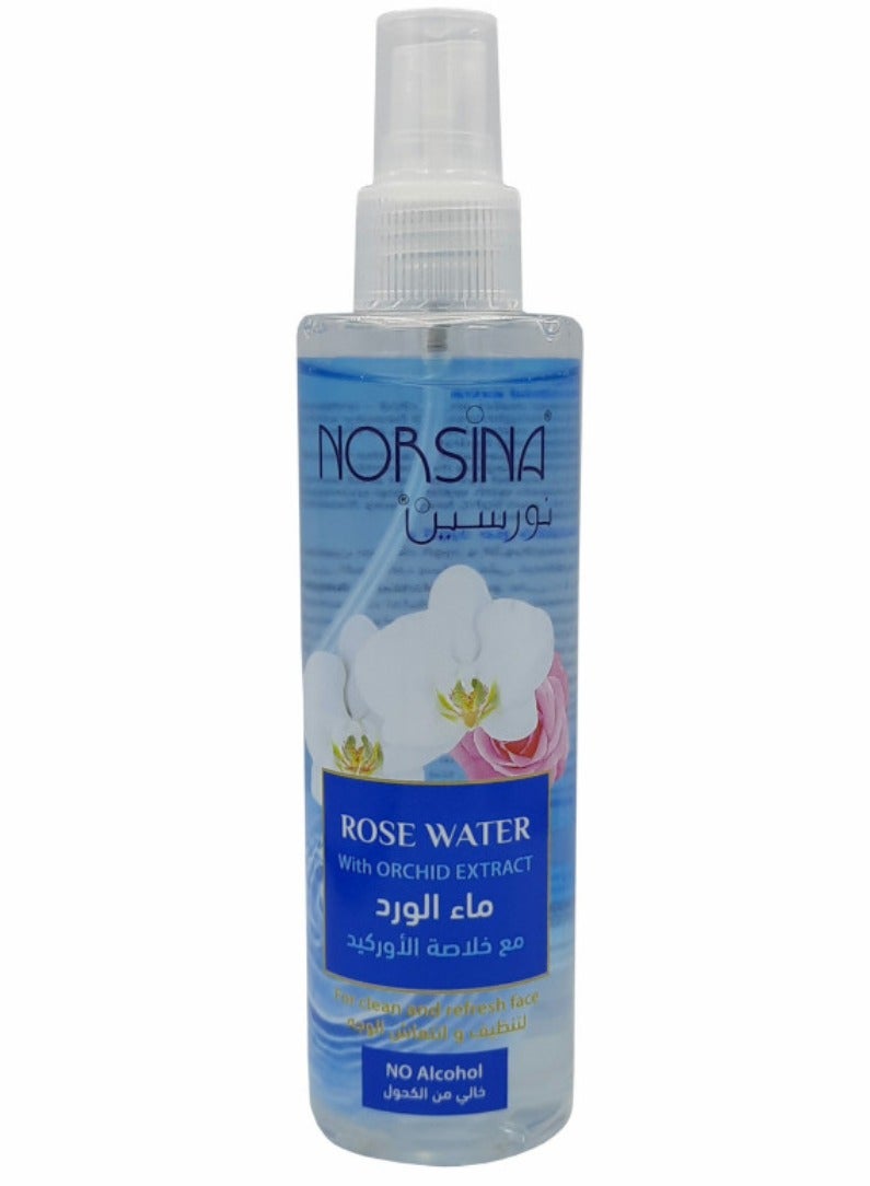 Norsina Rose Water With Orchid Extract 200 ml