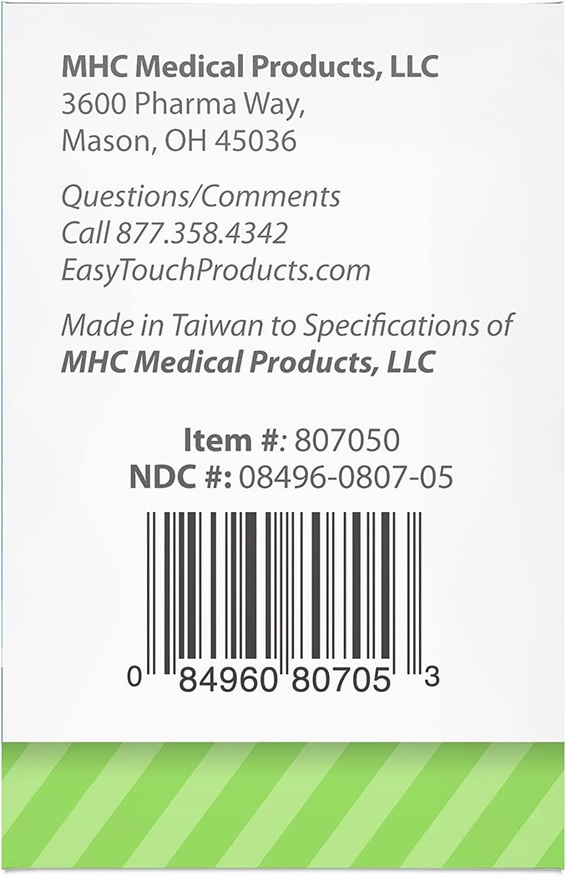 EasyTouch Glucose Test Strips 50 Count (3pack) - Image 5