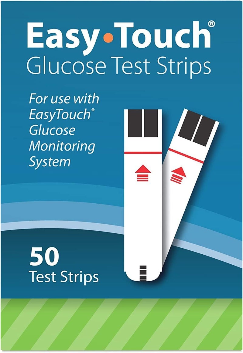 EasyTouch Glucose Test Strips 50 Count (3pack) - Image 1