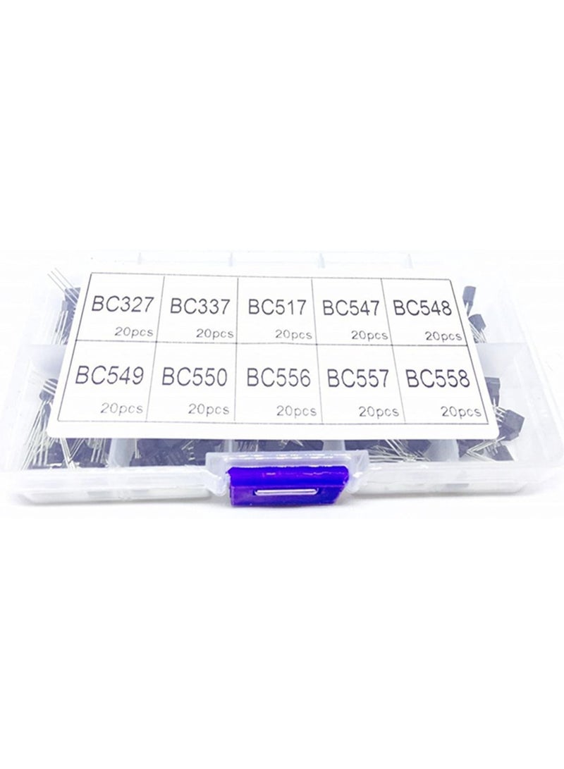200-Piece NPN PNP Transistor Kit - Comprehensive Set for Circuit Flexibility - Image 2