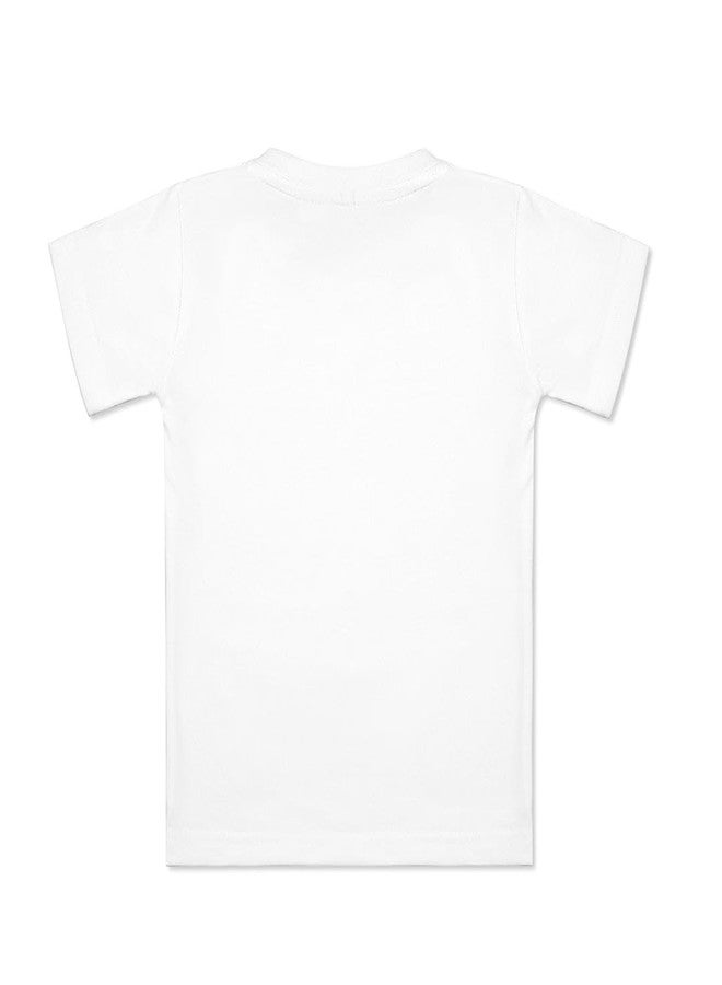 ARVESA Cuter Than Cupid TS-1311 Valentine Baby Tshirt for Kids Boys & Girls Half Sleeves Round Neck Clothes Tshirt for Kids Boys 1 Months to 6 Years Dress Classic White - Image 2