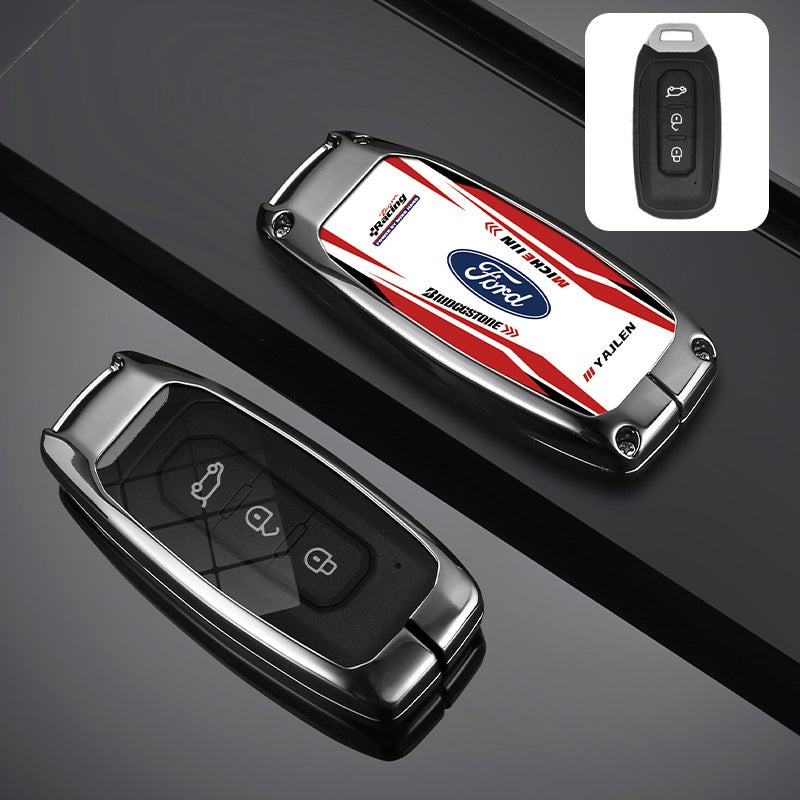 Ford Premium Zinc Alloy Key Case for Ford Territory S, Compatible with 22 Models - Remote Control Cover for 1.5T Vehicles - Image 1