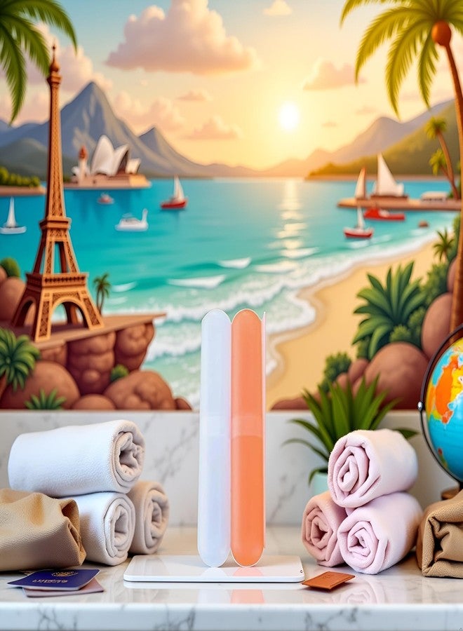 Jinshining علبة تخزين فرشاة أسنان للسفر (قطعتان) - غطاء أنبوبي - علبة تخزين فرشاة أسنان بلاستيكية قابلة لإعادة الاستخدام - علبة سفر - لون عشوائي احترافي - Image 4