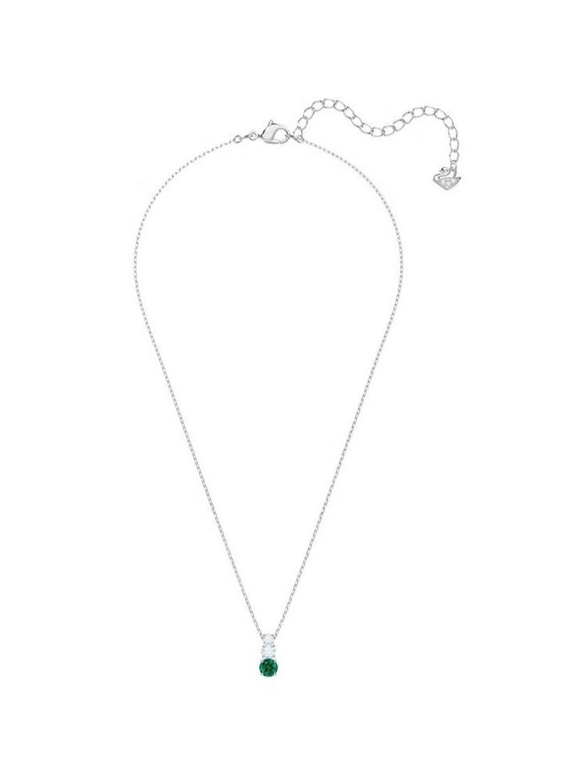 Generic - SWAROVSKl Double Diamond Pendant Necklace - Image 1