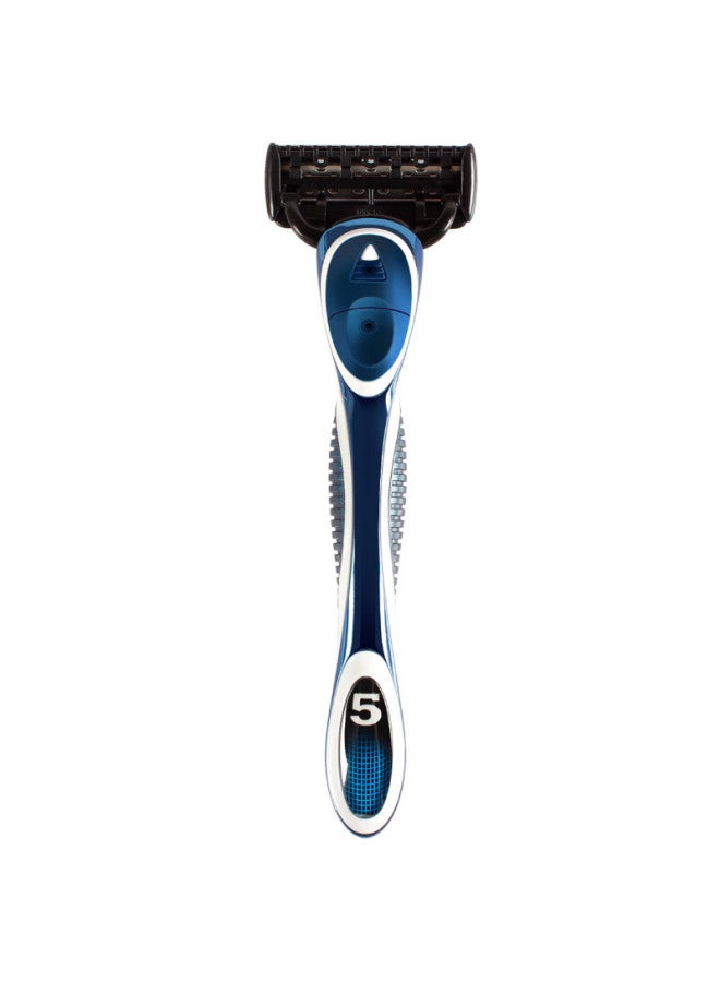 APACHE Apaqi American Imported 5-layer Blade Manual Razor, 1 Handle With 6 Blades And Storage Box - Image 3