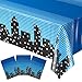 Blue Orchards Superhero Cityscape Table Covers Pack of 3 108x54 XL Superhero Table Cloth for Parties Birthday Party Supplies Boy Birthday Party Decorations Super Hero Brithday Party - Image 3