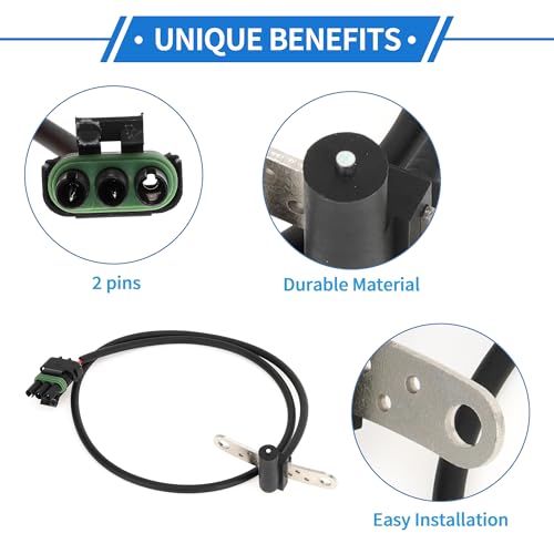 VekAuto 1 Pc Crankshaft Position Sensor for JEEP Cherokee XJ 2.5 4.0 4x4 1986-1990 Sturdy Metal Plastic Black Engine Crank CKP Sensor - Image 3