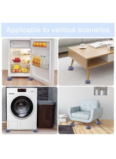 FEND Anti Vibration Pads with Suction Cup for Washing Machines Fridge Dryer Levelling Feet Anti-Walk, Anti-Skid,Anti-Vibration and Noise Cancellation Pack of 4  - Image 4