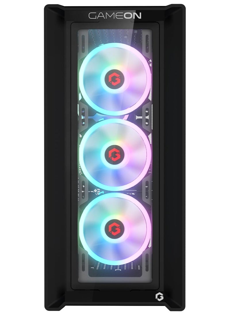 GameOn BUDGET GAMING/WORKSTATION LIQUID COOLED TOWER PC: CORE I7 9700F Processor | RTX 3050 8GB GRAPHICS | 16GB RAM | 1TB NVME/SATA SSD | Windows 10  - Image 5