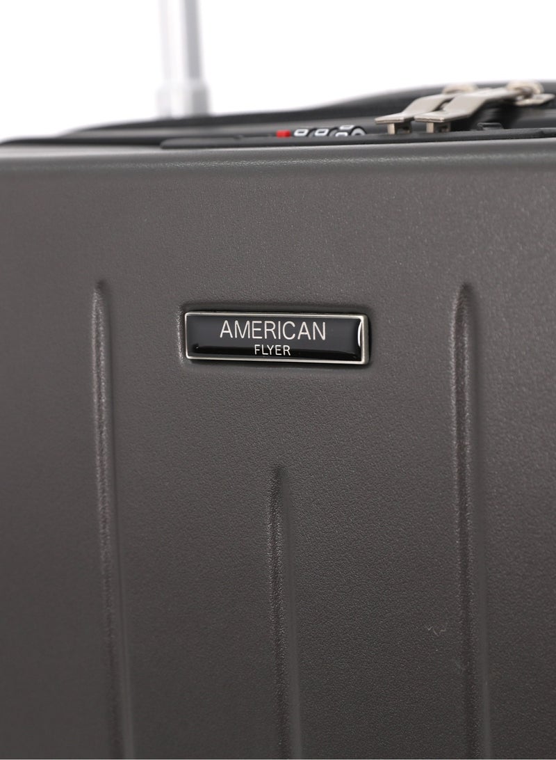 AMERICAN FLYER حقيبة سفر أمريكية فلاير 20 بوصة – حقيبة صلبة خفيفة الوزن من مادة PP مع قفل TSA، دواليب دوارة 360 درجة - Image 3