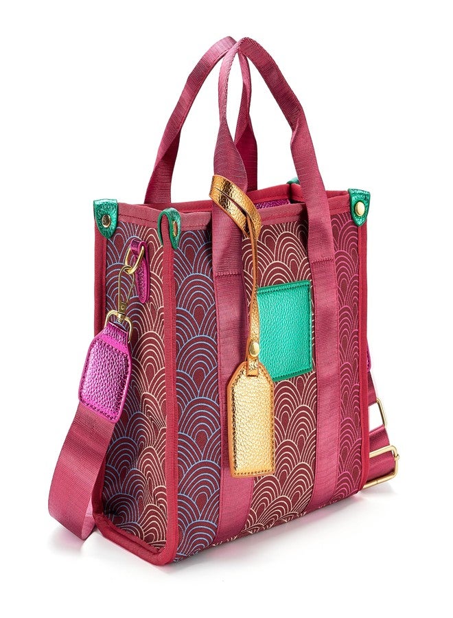 Molodo Canvas Tote Bag for Women Casaul Shoulder Bag Small Crossbody Satchel for Work Vacation - Image 2