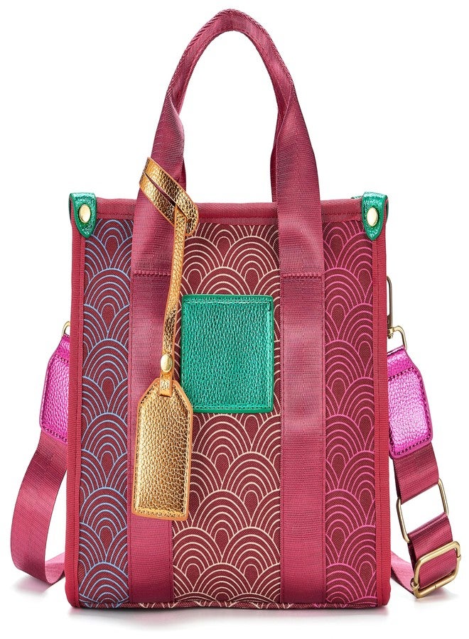 Molodo Canvas Tote Bag for Women Casaul Shoulder Bag Small Crossbody Satchel for Work Vacation - Image 1