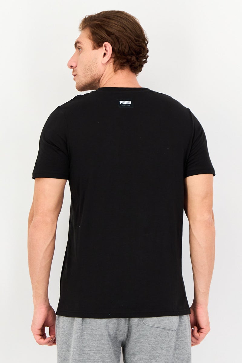 PUMA Men Regular Fit Short Sleeves Outdoor T-Shirt, Black - Image 3