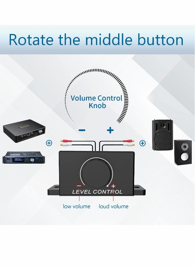 Generic bass knob Universal Car RCA Remote Amplifier Level Controller RCA Bass Knob Sub Amp Volume Control Cable  - Image 3