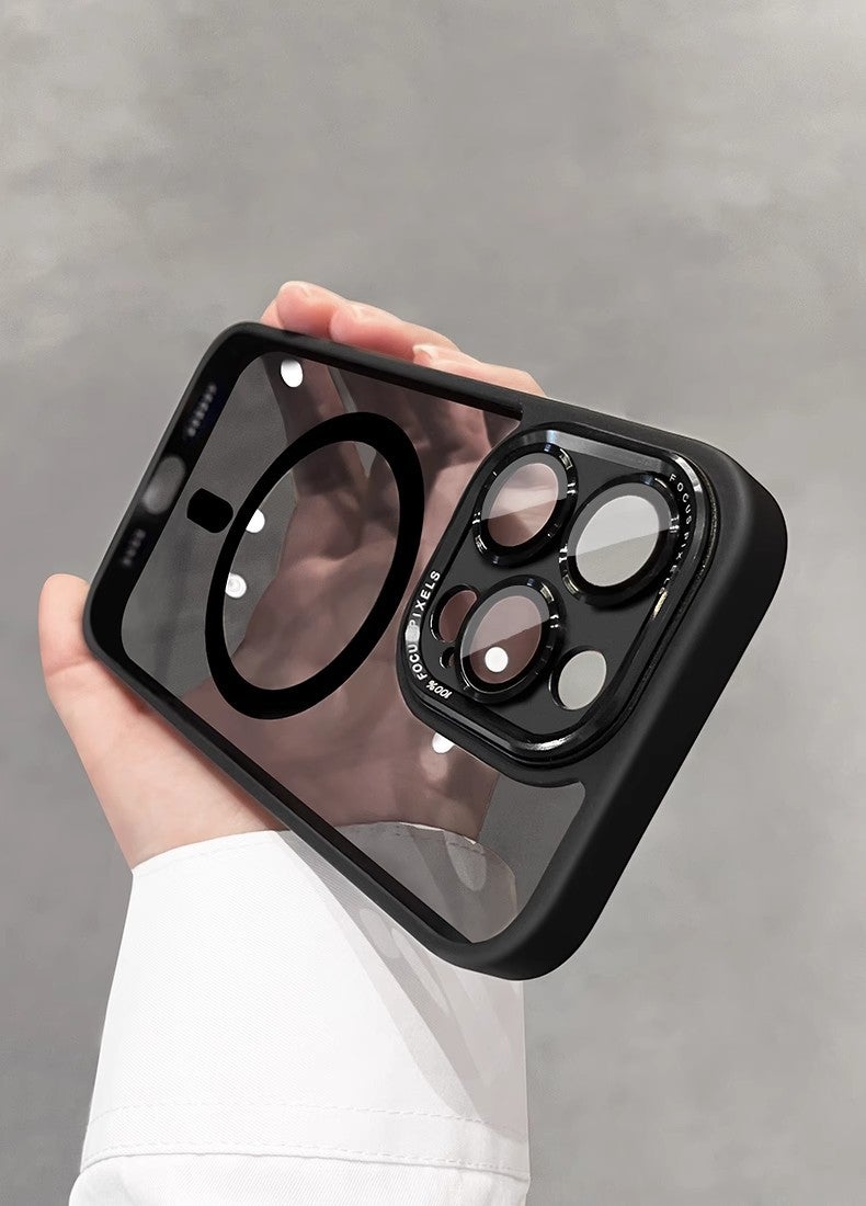 Suitable for Apple 16ProMax Magnetic Recharging Mobile Phone Case Full Coverage Drop-resistant iPhone15 with Lens Film 14 Protective Case - Image 3