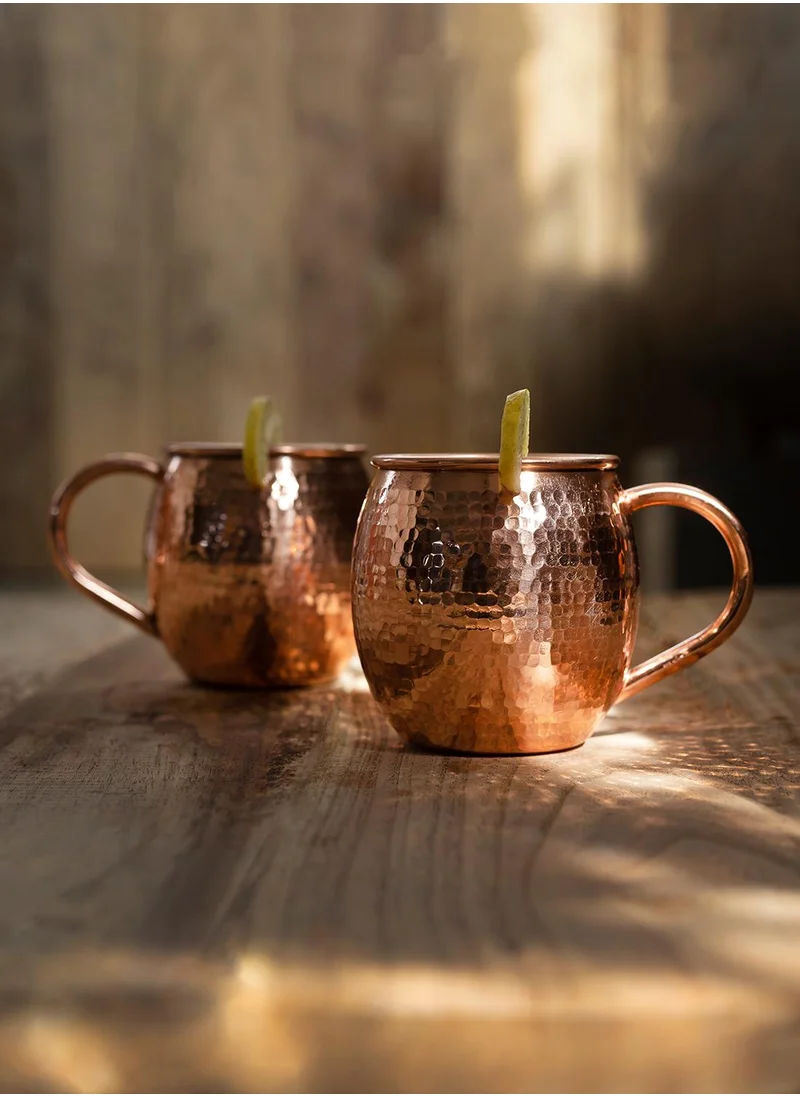 Curate Home Copper Mule Mug Set