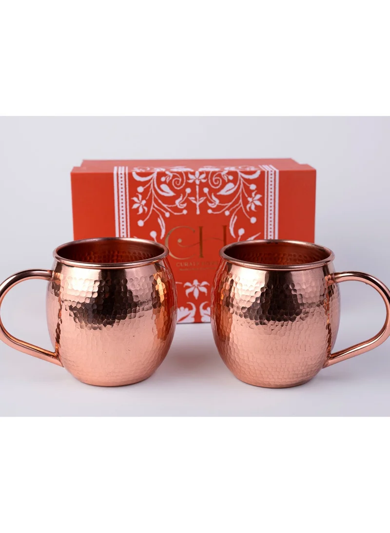 كيوريت هوم طقم أكواب نحاسية مول