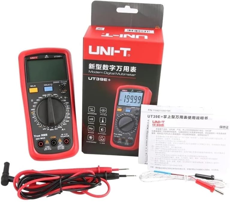 UNI-T UT39A+ Digital Multimeter - 1000V DC & 750V AC, 10A Max, Capacitance 10mF - Image 3