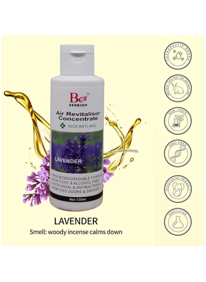 Generic Lavender 120ML - Beshion Air Revitalisor Concentrate Water-Soluble Drops For Humidifier  - Image 4