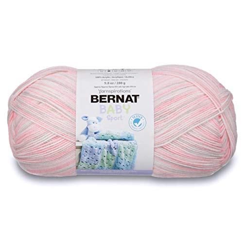 Bernat خيط برنات بيبي سبورت بيغ بول أومبري - (3) قياس خفيف 100% أكريليك - 9.8 أونصة - بلوسوم - غسيل وتجفيف آلي - Image 1