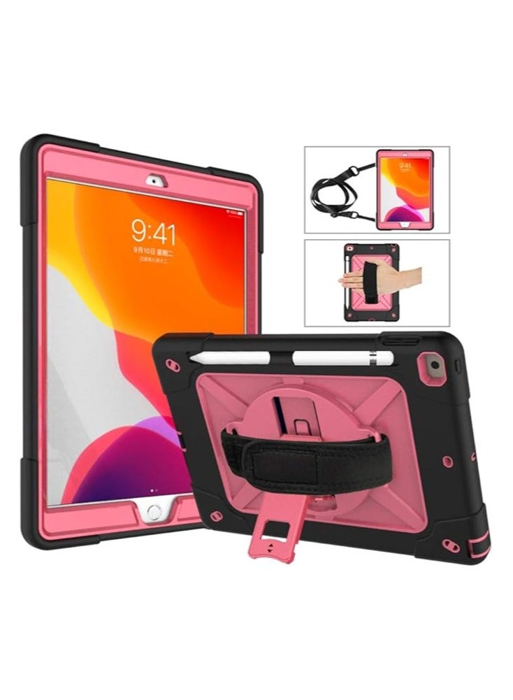general Case for iPad 8/7 (10.2-Inch, 2020/2019 Model, 8th / 7th Generation), with [Screen Protector] [Pen] [Pencil Holder] [Handstrap Shoulder] - Image 1