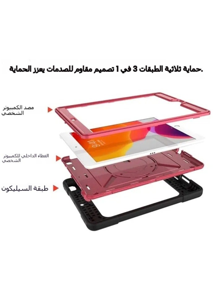 general Case for iPad 8/7 (10.2-Inch, 2020/2019 Model, 8th / 7th Generation), with [Screen Protector] [Pen] [Pencil Holder] [Handstrap Shoulder] - Image 5