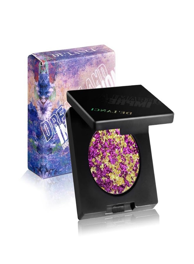 ecofavor Chameleon Eyeshadow Palette - Gold & Purple Dual-Pigment Pressed Powder with Multichrome Effect | Metallic Finish, High Pigment, Color-Shifting for Bold Glam Looks, Shimmering Eyeshadow #21 - Image 1