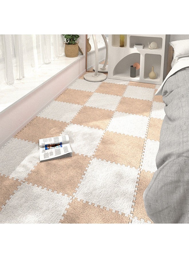 إن كي أكس 10 قطع سجادة أرضية مغسولة لغرفة النوم بجانب السرير مقاس 30*30 سم - Image 1