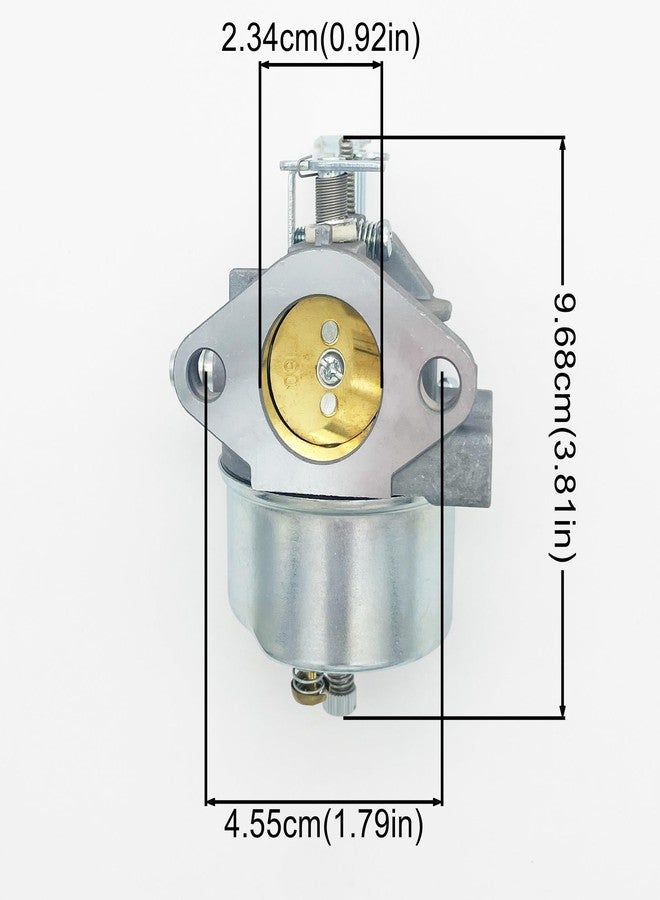 Strongthium Carburetor for Tecumseh 640052 640349 640054 640058 640058A HMSK80 HMSK90 LH318SA LH358SA Adjustable Carb 8HP 9HP 10HP Snowblower Generator Chipper Shredder & Primer Bulb - Image 2