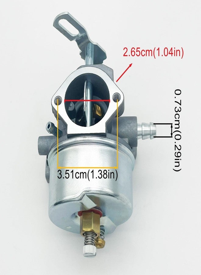Strongthium Carburetor for Tecumseh 640052 640349 640054 640058 640058A HMSK80 HMSK90 LH318SA LH358SA Adjustable Carb 8HP 9HP 10HP Snowblower Generator Chipper Shredder & Primer Bulb - Image 3