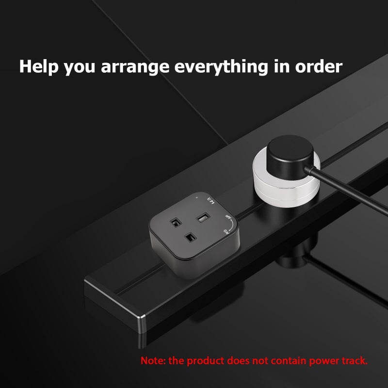 Track Sockets Power Track Socket Outlet Electric Mobile Track Socket Power Track Adapter for Office Kitchen and Living Room - Image 2