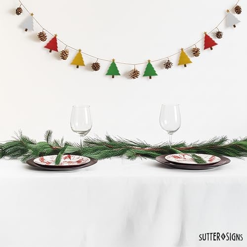 Sutter Signs Christmas Tree Paper Cutouts 108pcs | Cut Out Shapes for Bulletin Board, Classroom, Decorations, Crafts - Image 5