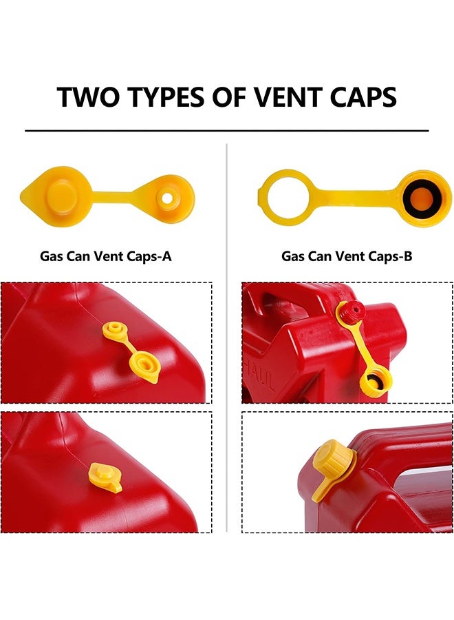 بكومور طقم استبدال فوهة علبة البنزين، فوهة مانعة للانسكاب مع صنبور صب مرن وفتحة تهوية، فوهة عالمية مانعة للتسرب، تناسب معظم علب البنزين سعة 1 و2 و5 و10 جالون - Image 3