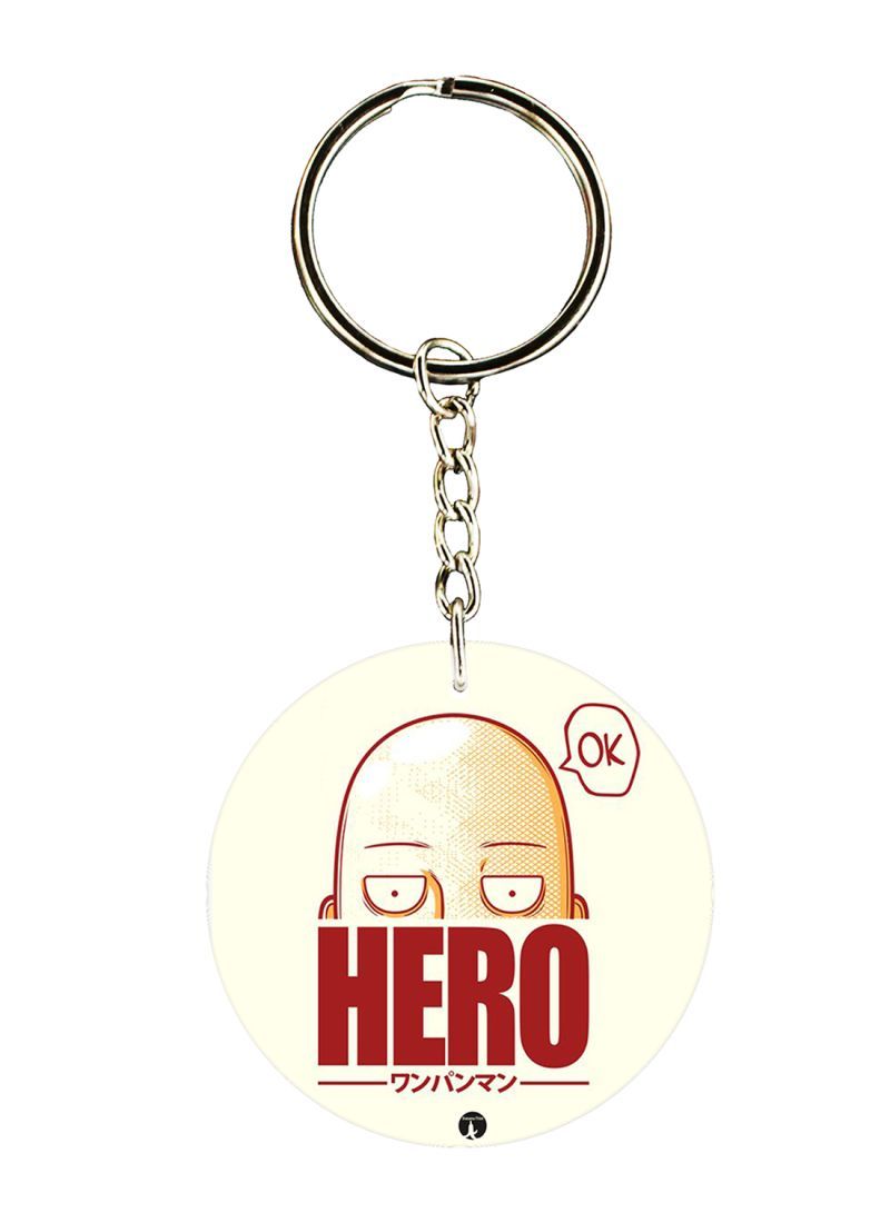 RKN Anime One Punch Man Printed Keychain