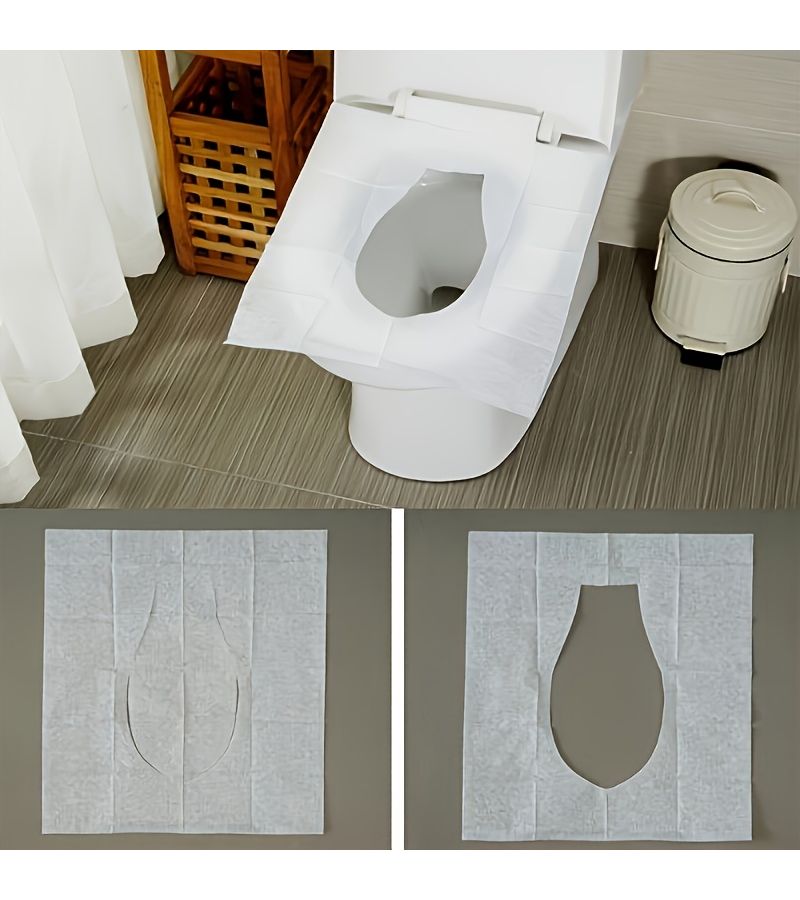Disposable Toilet Seat Covers 10 Pack Portable For Travel - Image 1