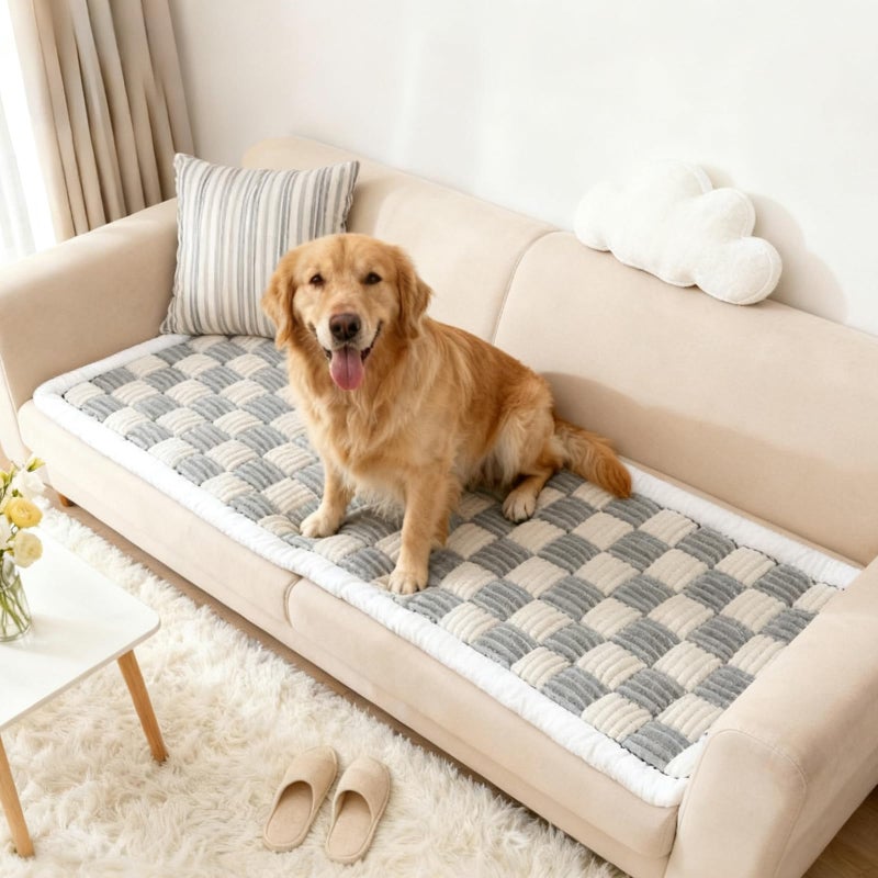 AMTARP Dog Couch Cover Protector, Dog Couch Coves for Sofa, Couch Cushion for Dogs Washable, Pet Mat Bed Couch Covers for Large Dogs - Image 1