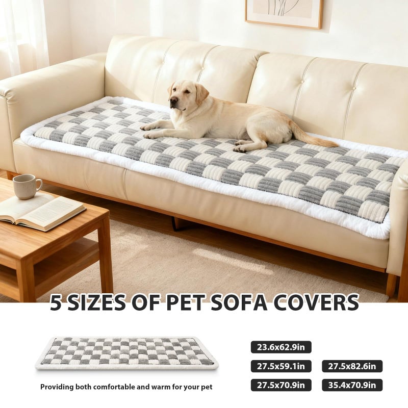 AMTARP Dog Couch Cover Protector, Dog Couch Coves for Sofa, Couch Cushion for Dogs Washable, Pet Mat Bed Couch Covers for Large Dogs - Image 2