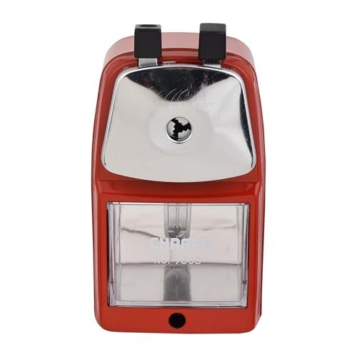 Chrome 9505 - Metal Body Pencil Sharpener, Large (Red) - Image 4