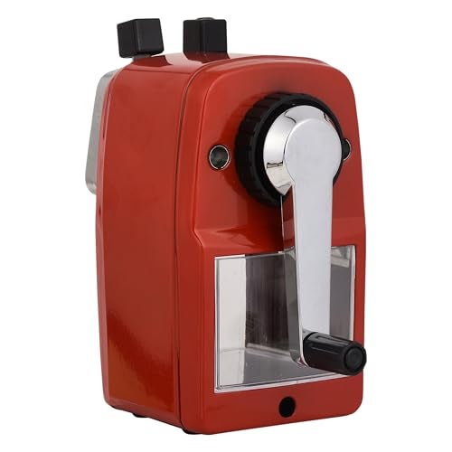 Chrome 9505 - Metal Body Pencil Sharpener, Large (Red) - Image 2
