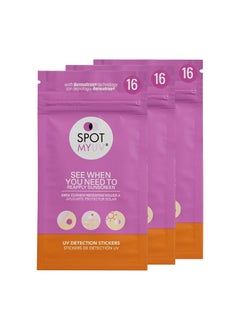 SPOTMYUV UV Detection Stickers for Sunscreen with Patented DERMATRUE SPF Sensing Technology  KNOW WHEN TO REAPPLY SUNSCREEN TO HELP PREVENT SUNBURN  48 Count
