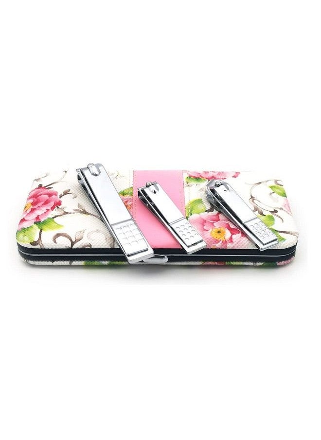 Alibuy - Manicure Pedicure Set 12 In 1 Nail Clippers Cuticle Cutters Stainless Steel Professional Toenail Clippers Nail Scissors Grooming Kit For Men Women With Travel Case - Image 1