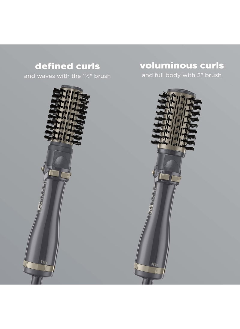 CONAIR INFINITIPRO BY CONAIR Hot Air Styling Brush Set with 2Inch and 15Inch Bristles  - Image 3