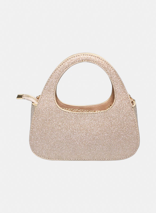 Glitter Women Hand Bag - Gold - Image 1