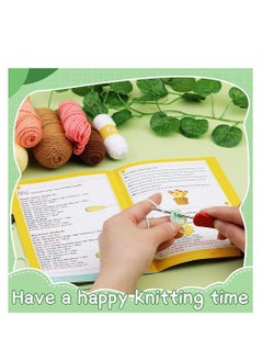 OASIS-TH Crochet Kit for Beginners 6 Pcs Potted Flowers Kit for Beginers and Experts Detailed Course Materials for Complete Beginers with Step-by-Step Video Tutorials  - Image 3