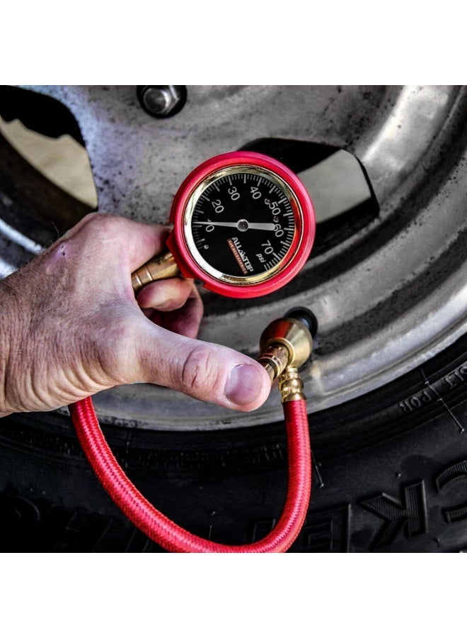 ALL-TOP طقم تفريغ إطارات بسرعة 4x4 مع مقياس ضغط الإطارات 0-70 PSI / جهاز تخفيض الهواء / للاستخدام مع إطارات المركبات متعددة الاستخدامات مثل الجيب والشاحنة والدراجة الرباعية - Image 5