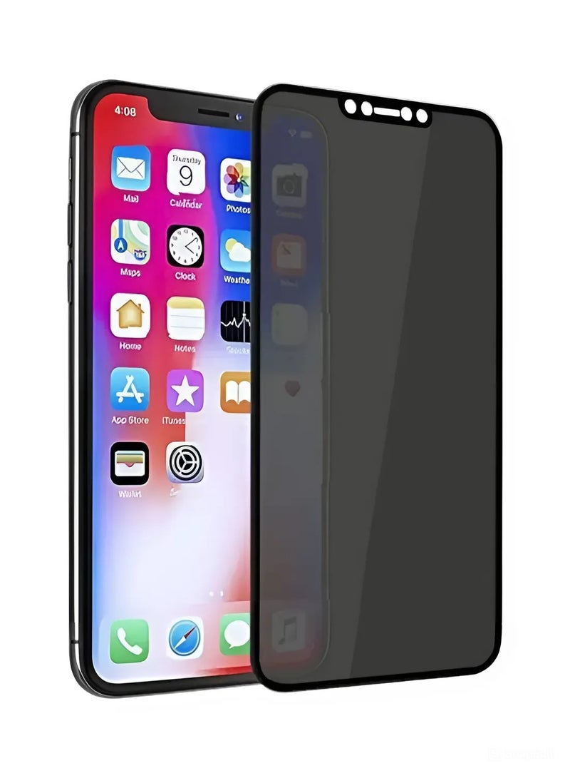 Privacy Screen protector for iPhone 11 Pro Max, (Anti fingerprint) nano, anti-spy to protect privacy and with high quality, maximum protection for the screen from scratches and breakage  - Image 2