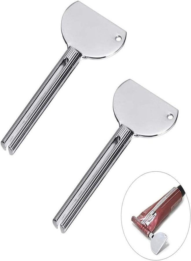 Labriciyon 2PCS Stainless Steels Metal Tube Squeezer Keys Squeezer Tool, Salon Toothpaste Squeezers Toothpaste Squeezer,Daily Living Squeezing Aids Daily Living Squeezing Aids Living Bathroom and Accessories - Image 1